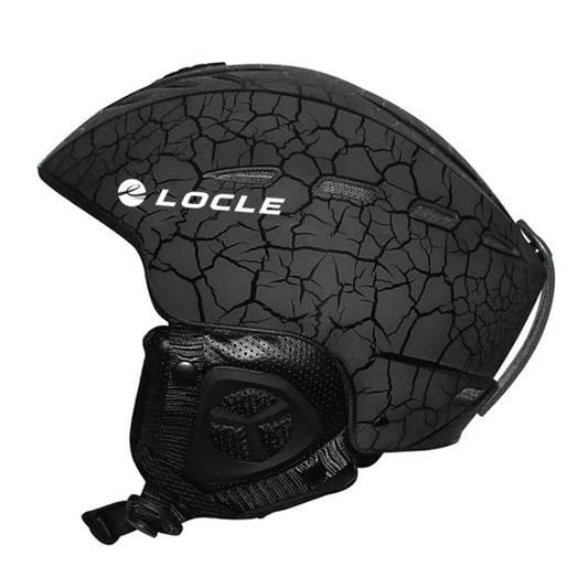 LOCLE Professional Skiing Helmet Men Women Children Ski Helmet Snow Skating Snowboard Snowmobile Skateboard Helmet Size 52-61cm