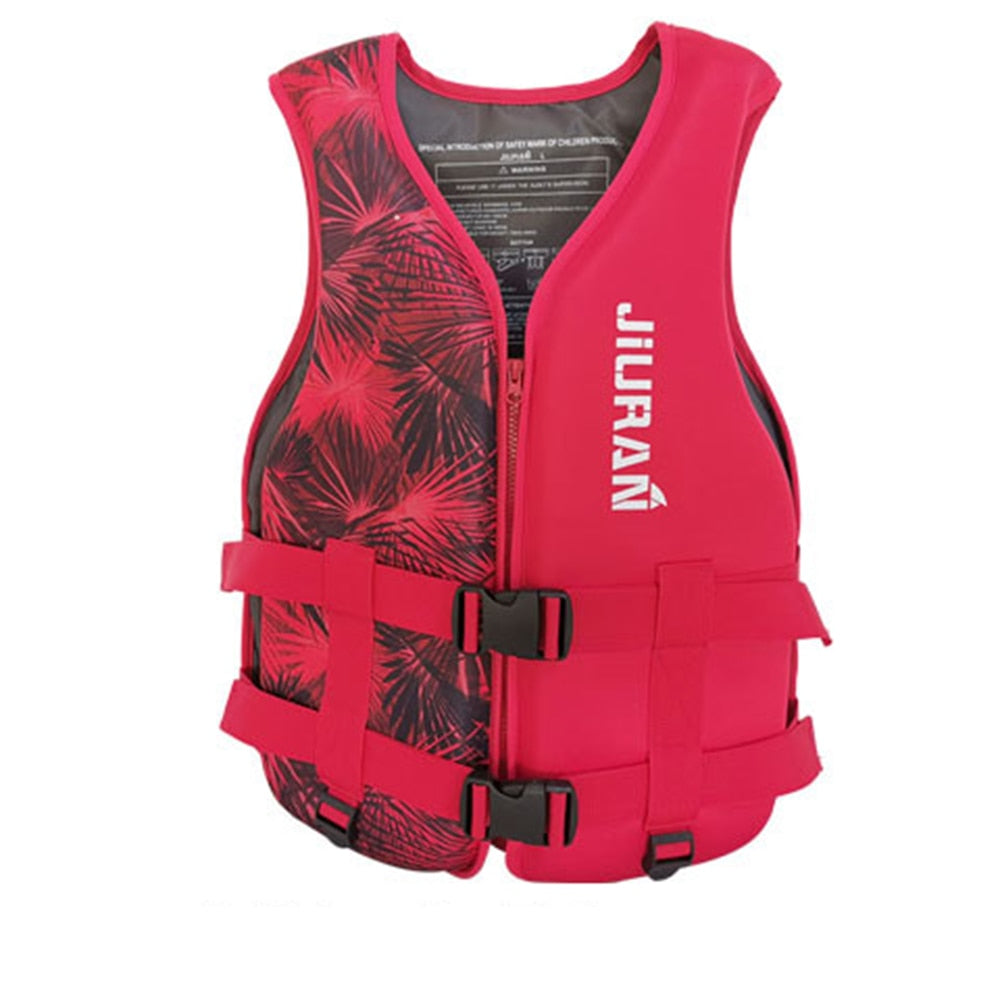 Universal Outdoor Neoprene Life Jacket Water Sports Buoyancy Vest Kayaking Boating Swimming Drifting Safety Life Vest