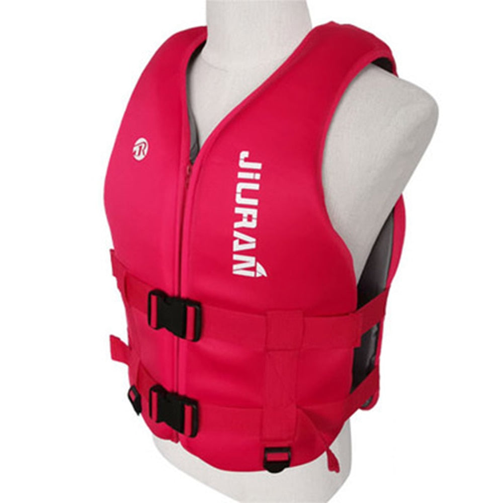 Universal Outdoor Neoprene Life Jacket Water Sports Buoyancy Vest Kayaking Boating Swimming Drifting Safety Life Vest